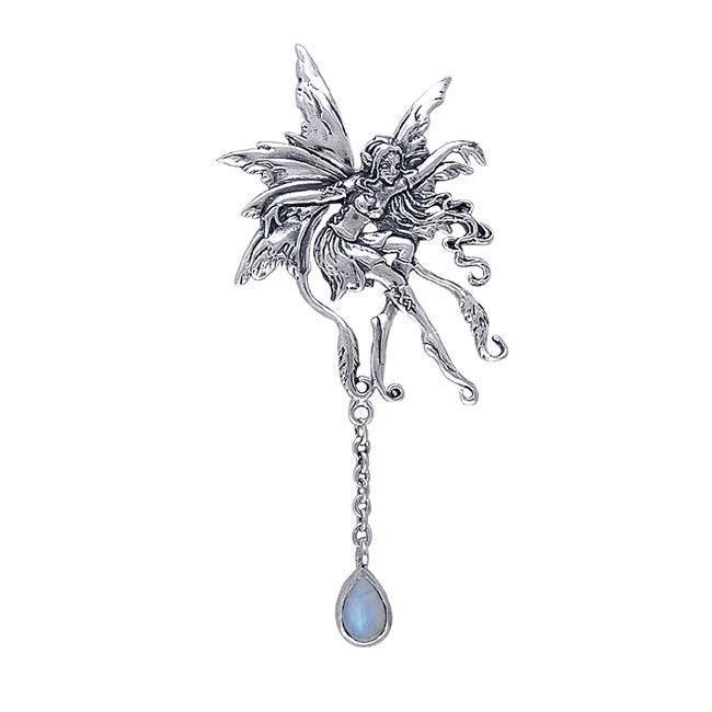 Vines Faery Pendant with Dangle Gem TPD188