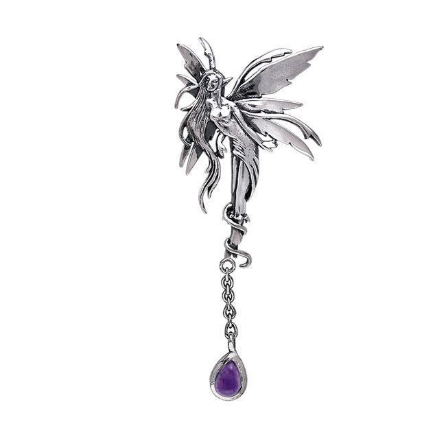 Firefly Faery Silver Pendant with Dangling Gem TPD192