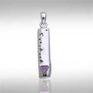 Power Triangle Silver Pendant TPD193