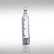 Power Triangle Silver Pendant TPD193