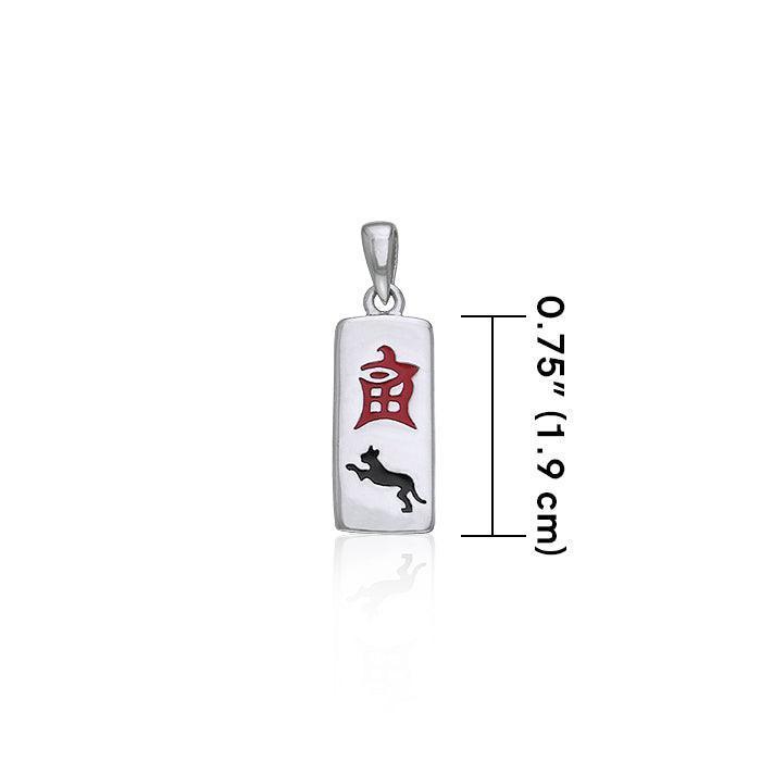 Chinese Astrology Tiger Silver Pendant TPD238