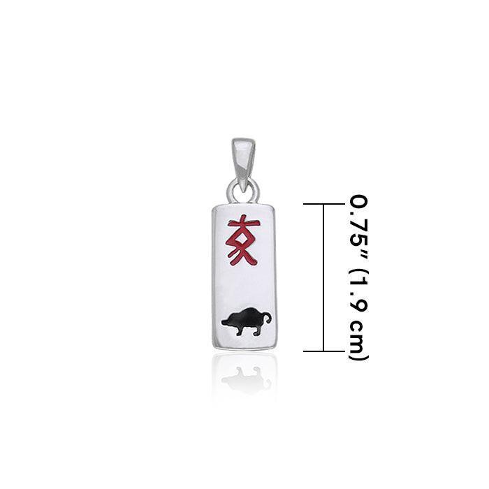 Chinese Astrology Pig Silver Pendant TPD239