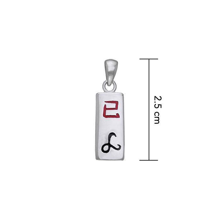 Chinese Astrology Snake Silver Pendant TPD243