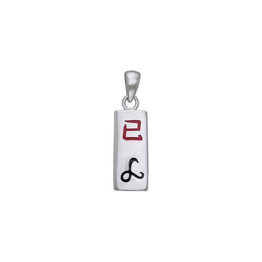 Chinese Astrology Snake Silver Pendant TPD243