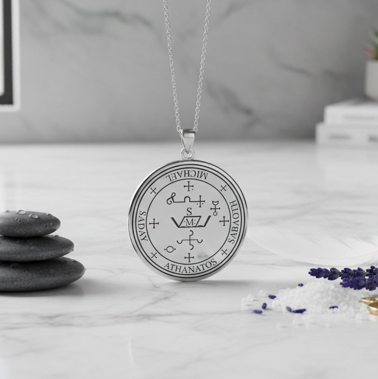 Sigil of the Archangel Michael Sterling Silver Pendant TPD2818