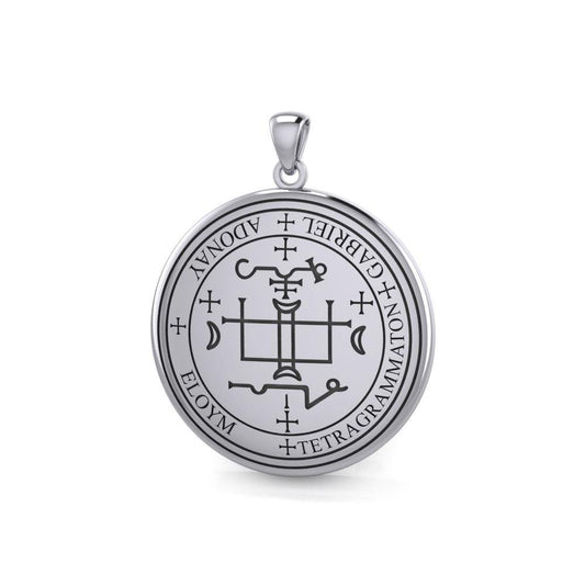 Sigil of the Archangel Gabriel Sterling Silver Pendant TPD2819