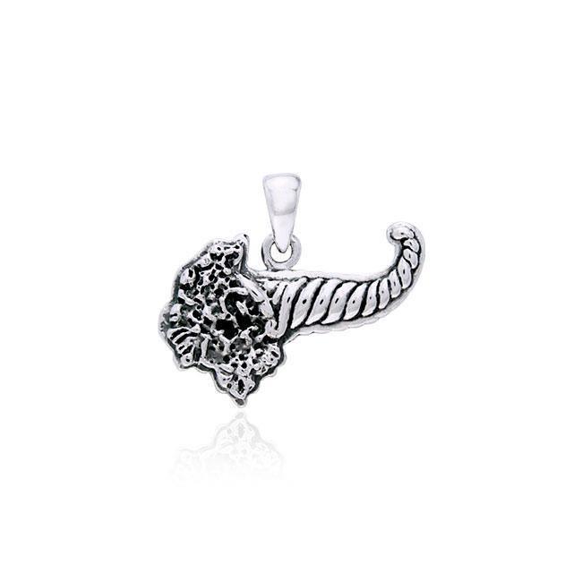 Cornucopia Sterling Silver Pendant TPD2855