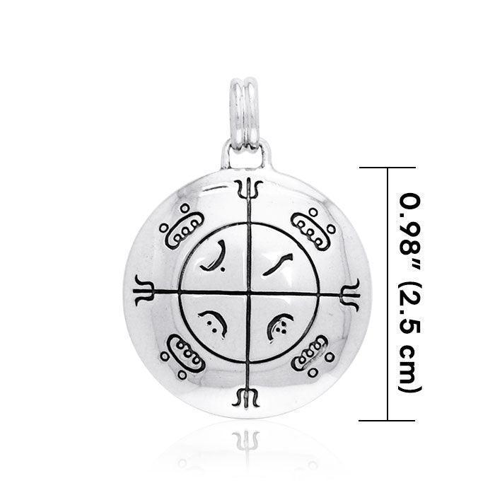 Mohammedan Magic Circle Solomon Seal Pendant TPD2863
