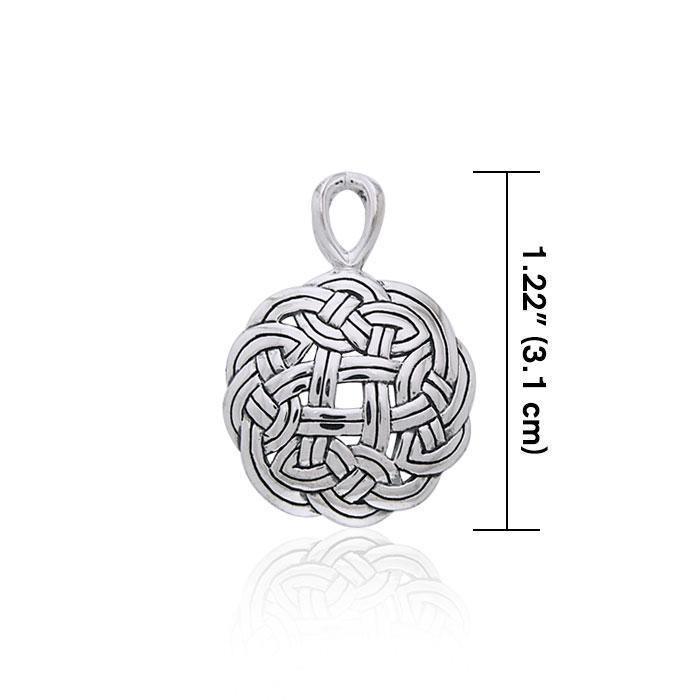 Celtic Shield Knot Sterling Silver Pendant TPD3021