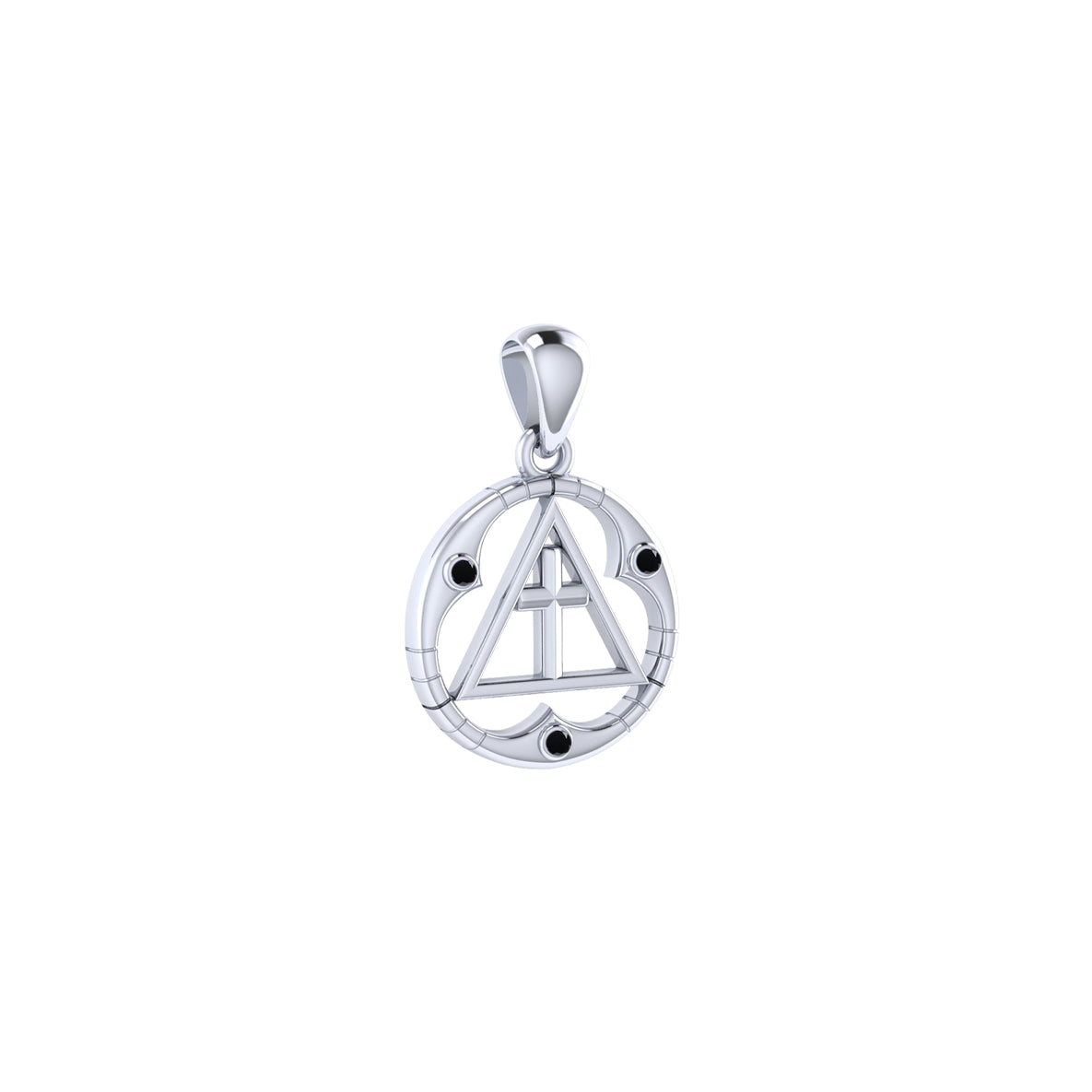 Spiritual AA Symbol Silver Pendant TPD307