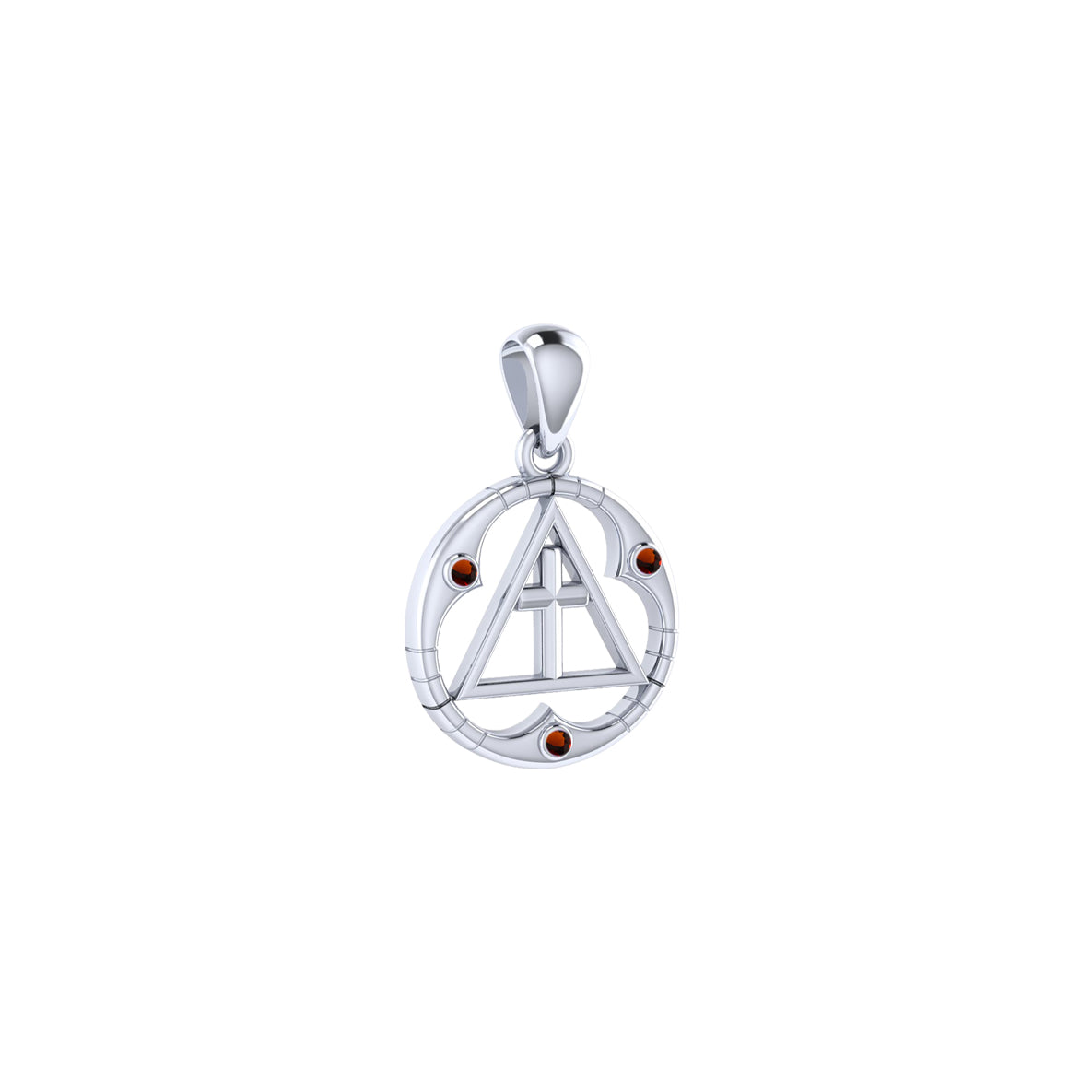 Spiritual AA Symbol Silver Pendant TPD307