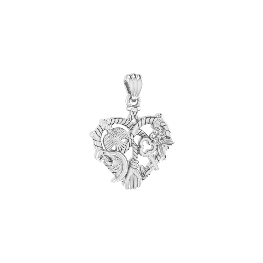 Cast your Cimaruta Witch Sterling Silver Pendant TPD3131