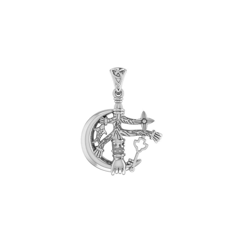 There’s Magick Behind the Cimaruta Witch Sterling Silver Pendant TPD3132