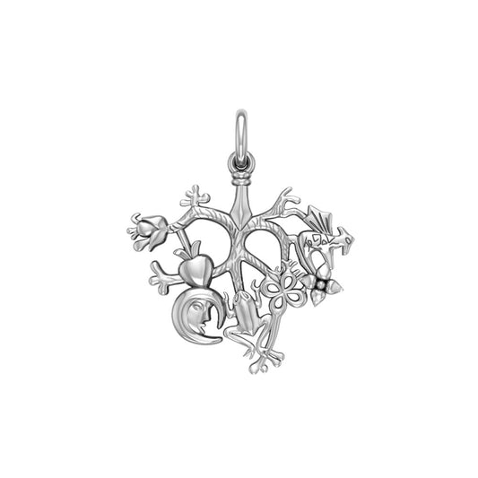 Cimaruta Witch Sterling Silver Pendant TPD3134