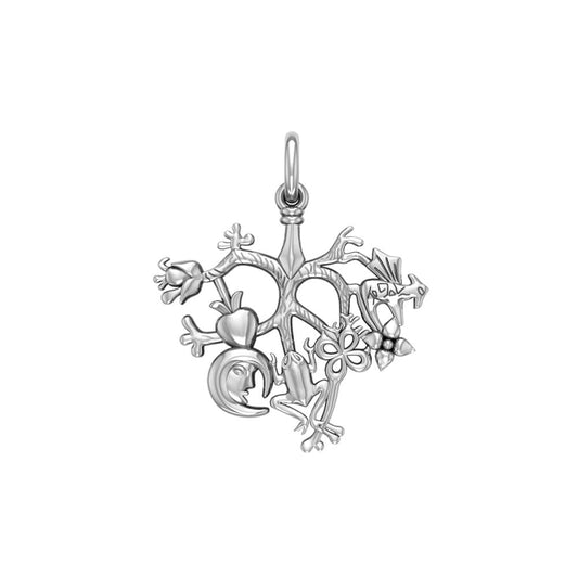 Cimaruta Witch Sterling Silver Pendant TPD3134