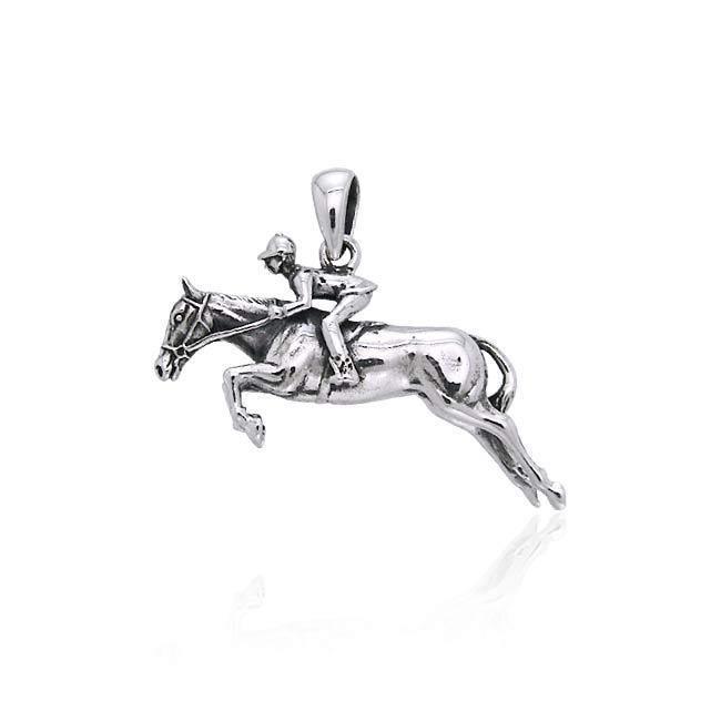 Hunter Jumper Silver Pendant TPD3174