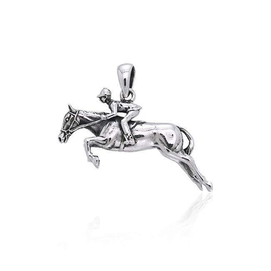 Hunter Jumper Silver Pendant TPD3174
