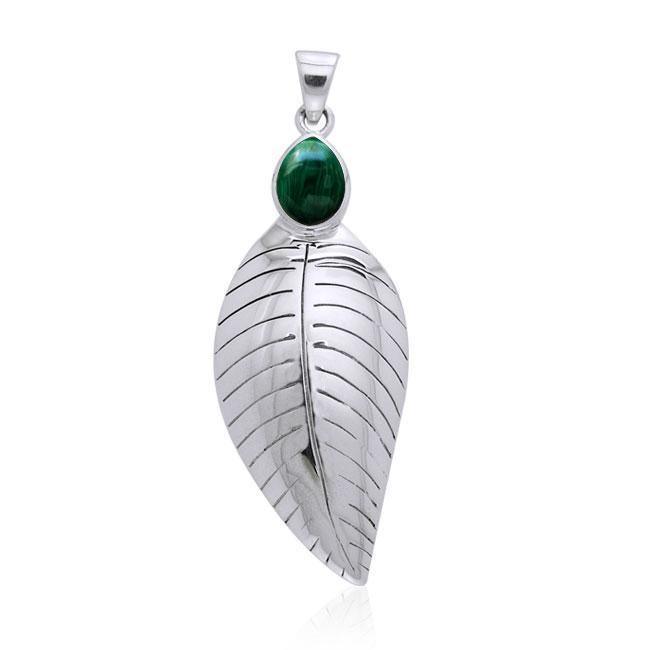 Leaf Sterling Silver Pendant TPD3274