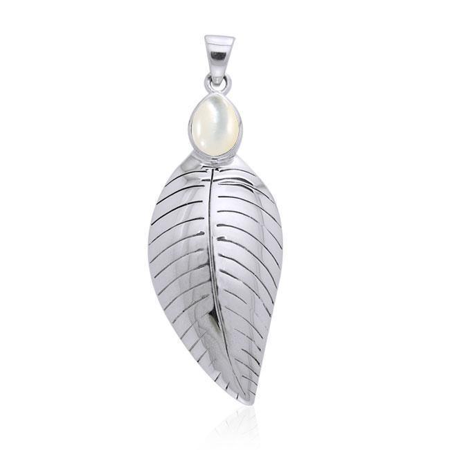 Leaf Sterling Silver Pendant TPD3274