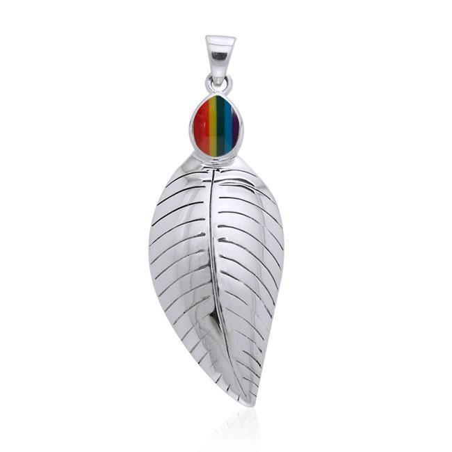 Leaf Sterling Silver Pendant TPD3274