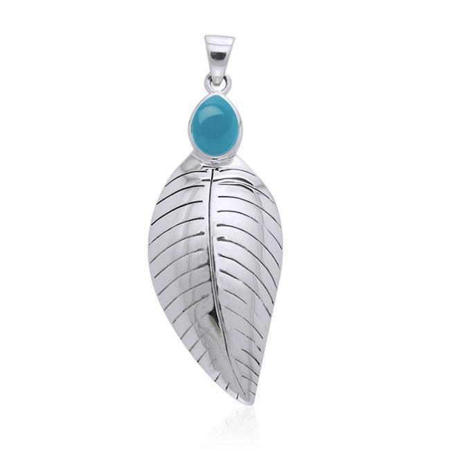 Leaf Sterling Silver Pendant TPD3274