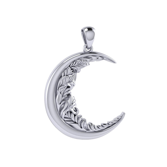 Moon Vines Sterling Silver Pendant TPD3347