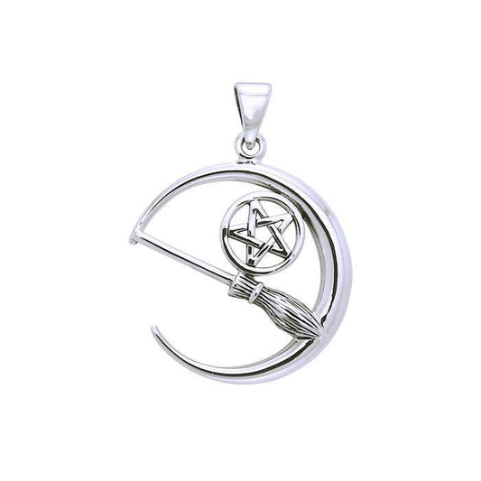Moon The Star with Broom Pendant TPD3386