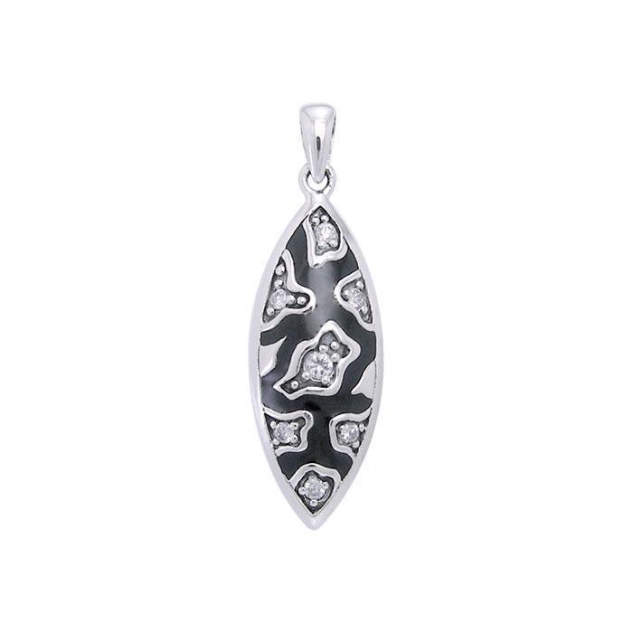 Safari Silver Pendant with Gemstone and Enamel TPD3411