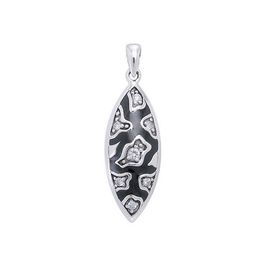 Safari Silver Pendant with Gemstone and Enamel TPD3411