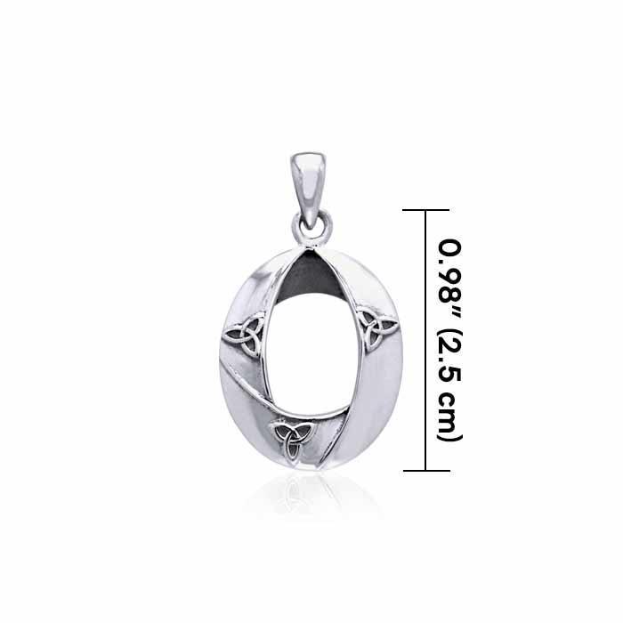 Celebrating Celtic Beauty ~ Sterling Silver Jewelry Pendant TPD3424
