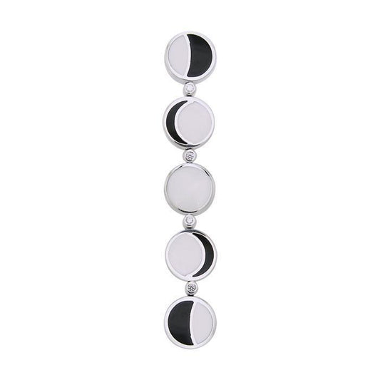 Lunar Phase Silver Pendant TPD3452