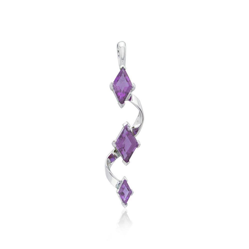 Elegant Birthstone TPD3470-Genuine Amethyst