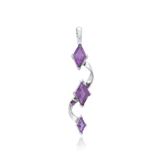 Elegant Birthstone TPD3470-Genuine Amethyst