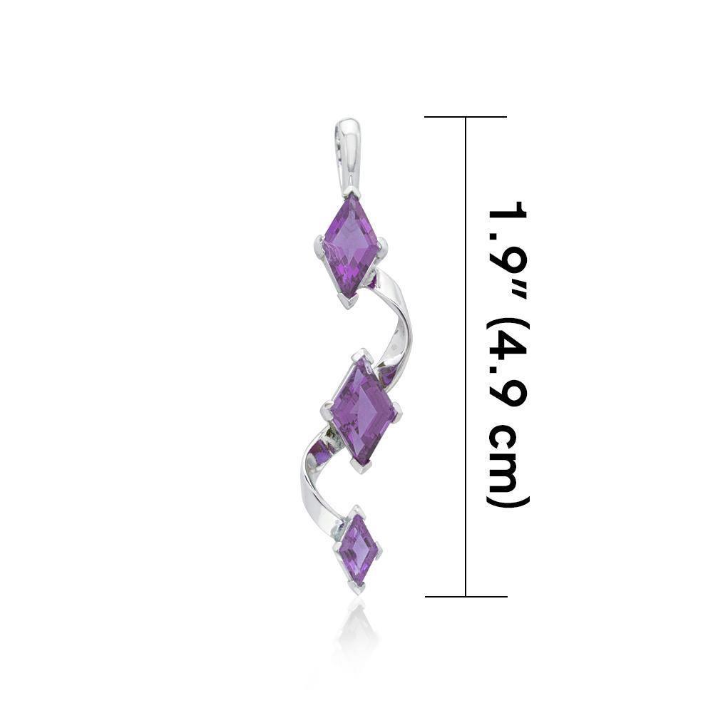 Elegant Birthstone TPD3470-Genuine Amethyst
