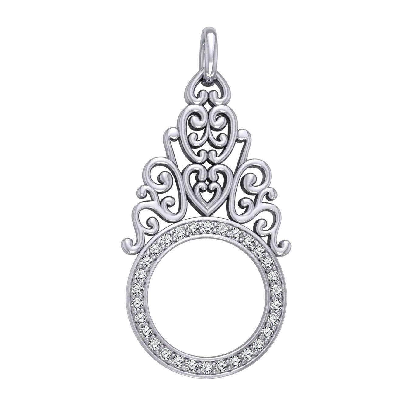Treasured Memories are Kept in BreeZee Antique Design Silver Pendant TPD3505