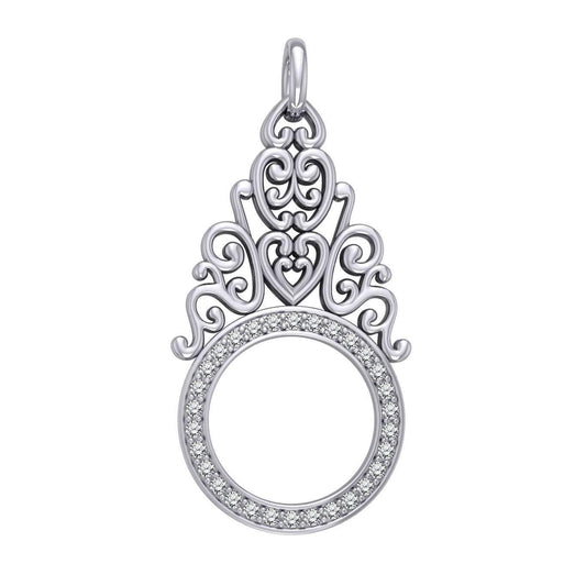 Treasured Memories are Kept in BreeZee Antique Design Silver Pendant TPD3505