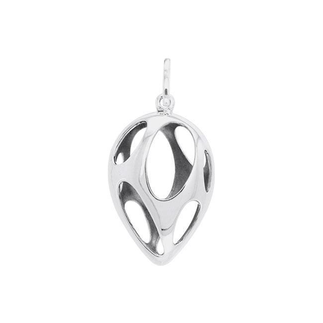 Bold Filigree Silver Pendant TPD3516