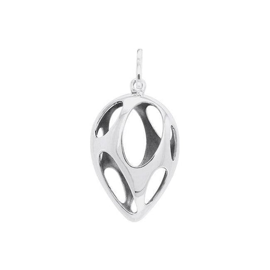 Bold Filigree Silver Pendant TPD3516