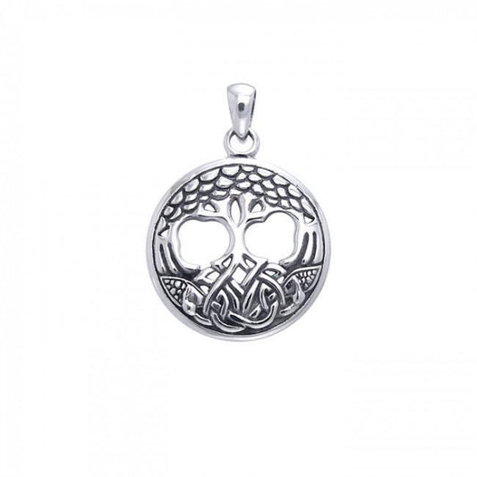 Find your solace in the Tree of Life ~ Sterling Silver Jewelry Pendant TPD3541