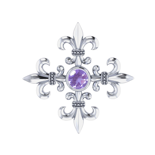 Exquisite symbolism in Croix La Me ’re~ Sterling Silver Pendant TPD355