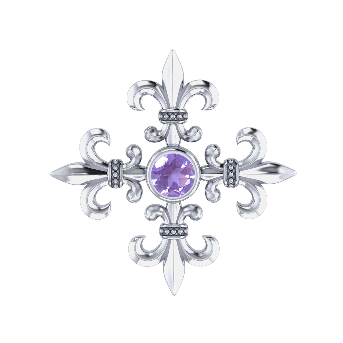 Exquisite symbolism in Croix La Me ’re~ Sterling Silver Plated over Solid Brass Pendant BPD355