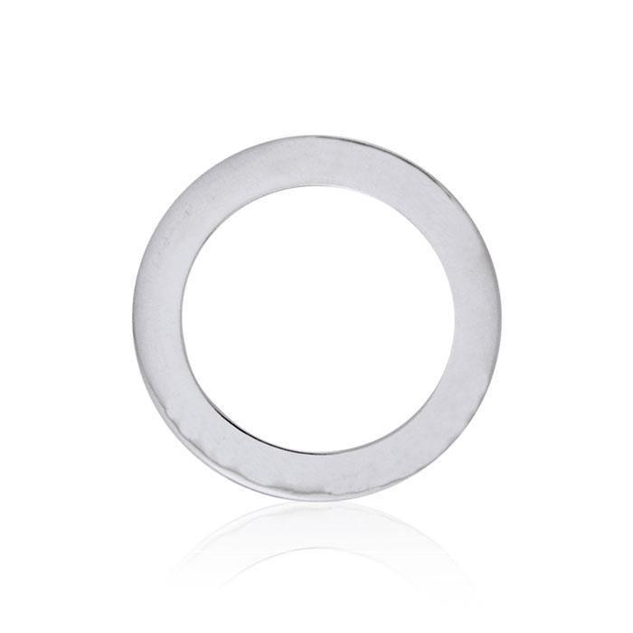 Blank Silver Disc Pendant TPD3605