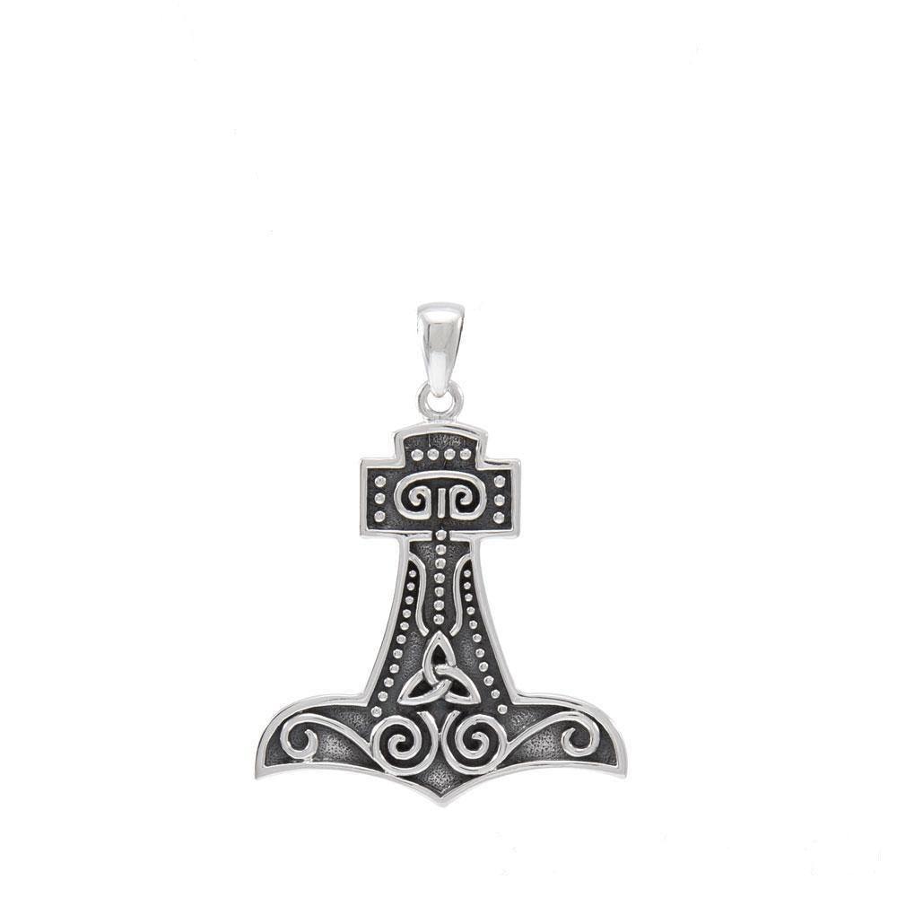 Thors Hammer Sterling Silver Pendant TPD3719