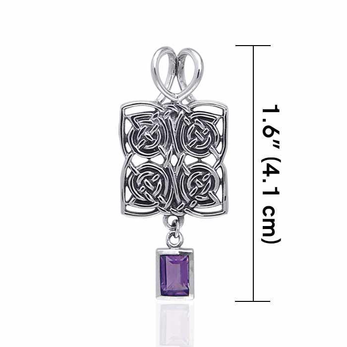 Celtic Knotwork Silver Pendant TPD380