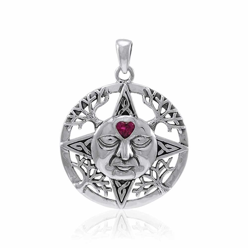 Winter Sun Pendant with Gemstone TPD3866