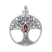 Wondrous Living through the Tree of Life ~ Sterling Silver Jewelry Pendant TPD3873