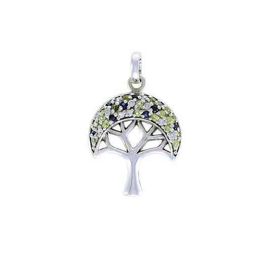 Modern Tree of Life Pendant TPD3890