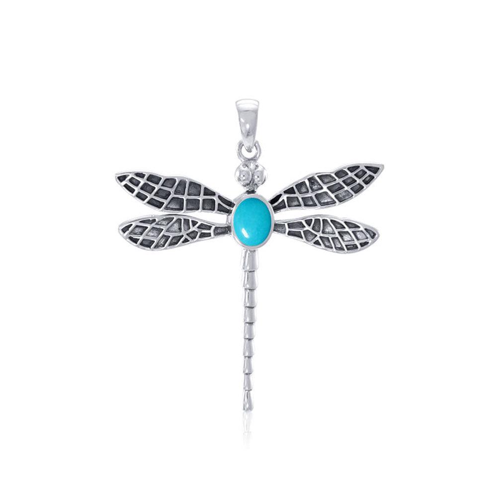 Dragonfly Sterling Silver Pendant TPD3941