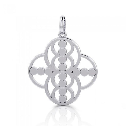 Energy Sterling Silver Hollow Pendant TPD3983