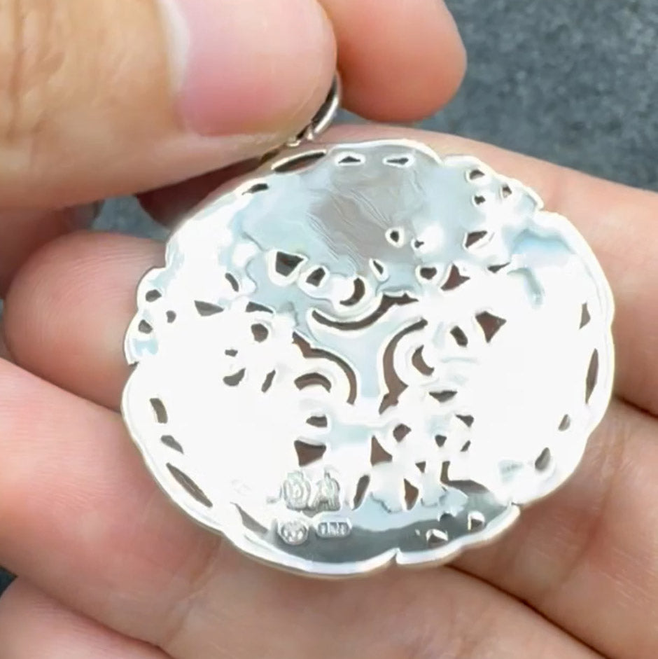 Brigid Ashwood Celtic Wolf Sterling Silver Pendant TPD4004